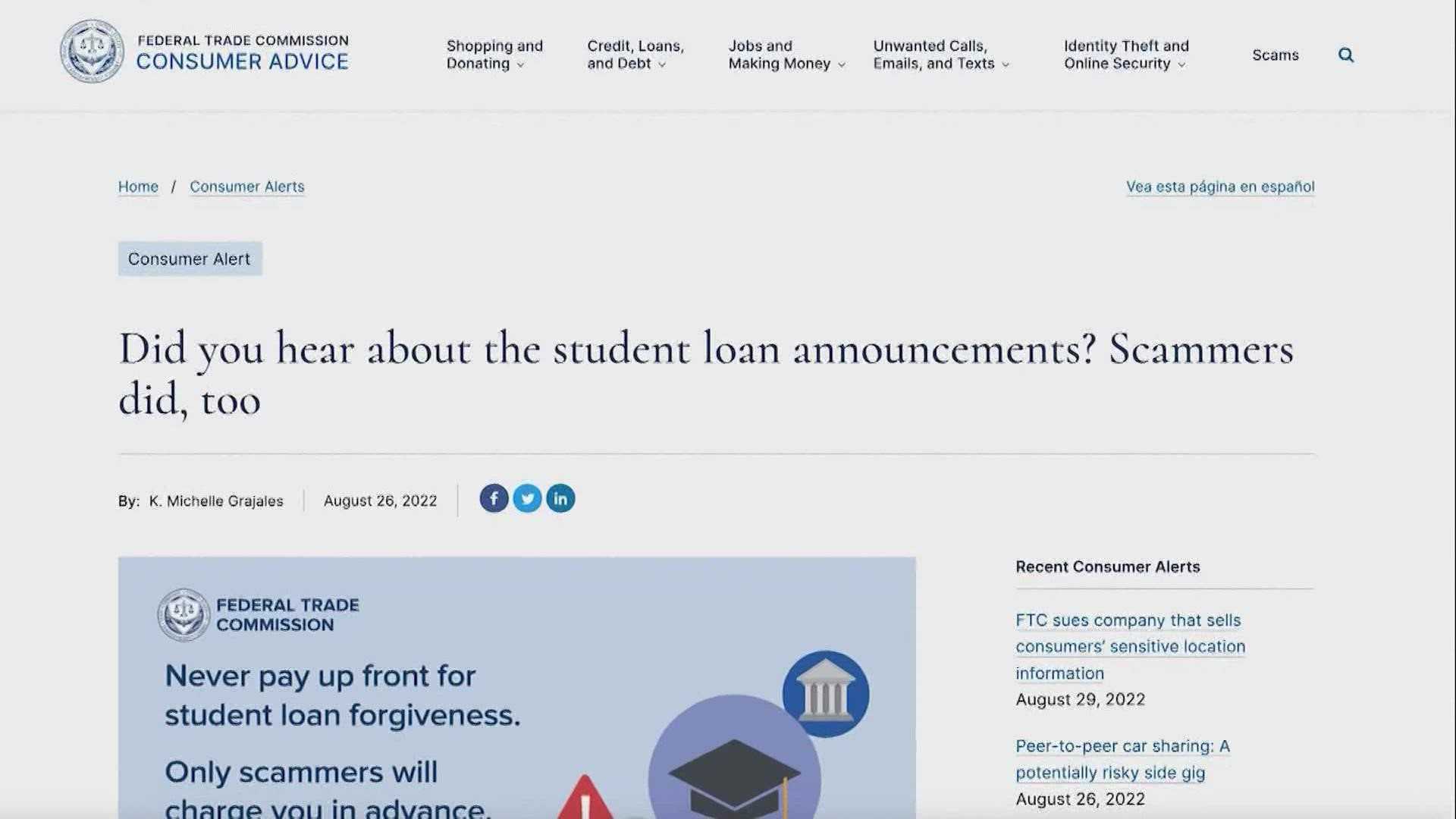 Ftc Stops Student Loan Scam And Location Data Collection