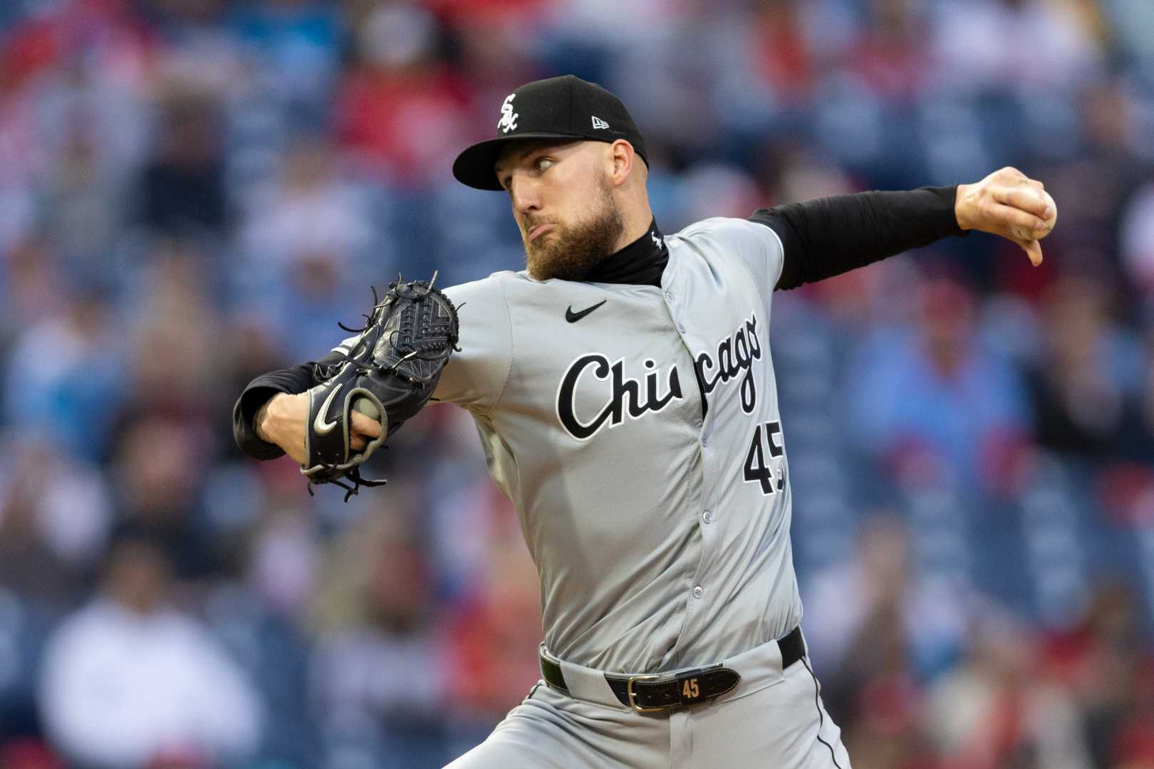 Garrett Crochet Pitching For Chicago White Sox