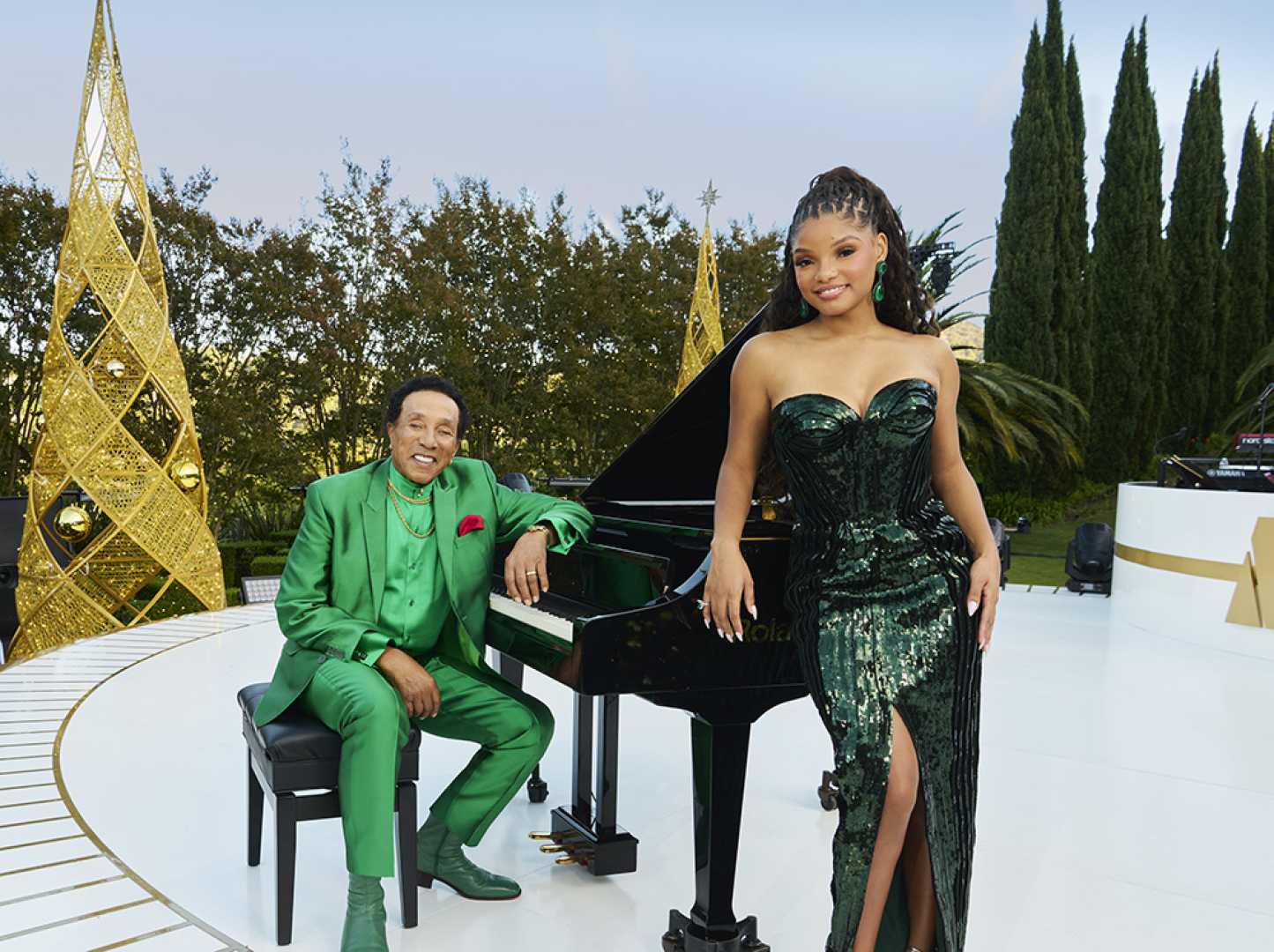 Halle Bailey Smokey Robinson Motown Christmas