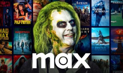 Hbo Max Logo And Beetlejuice Movie Poster