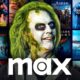 Hbo Max Logo And Beetlejuice Movie Poster