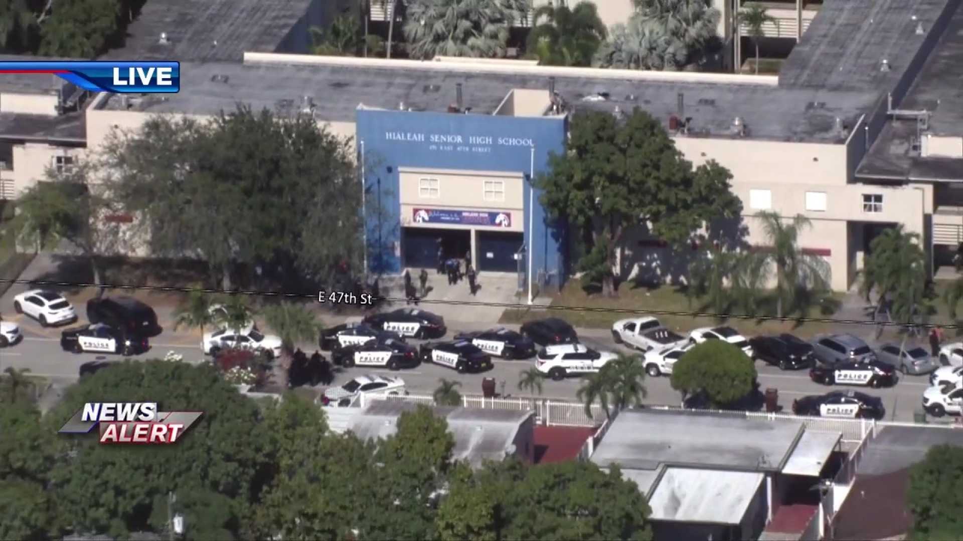 Hialeah Senior High School Police Lockdown