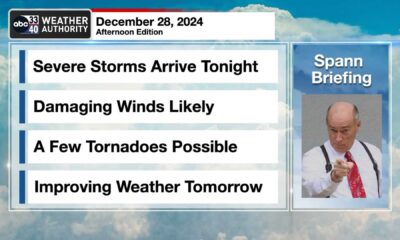 James Spann Weather Briefing Alabama Severe Weather