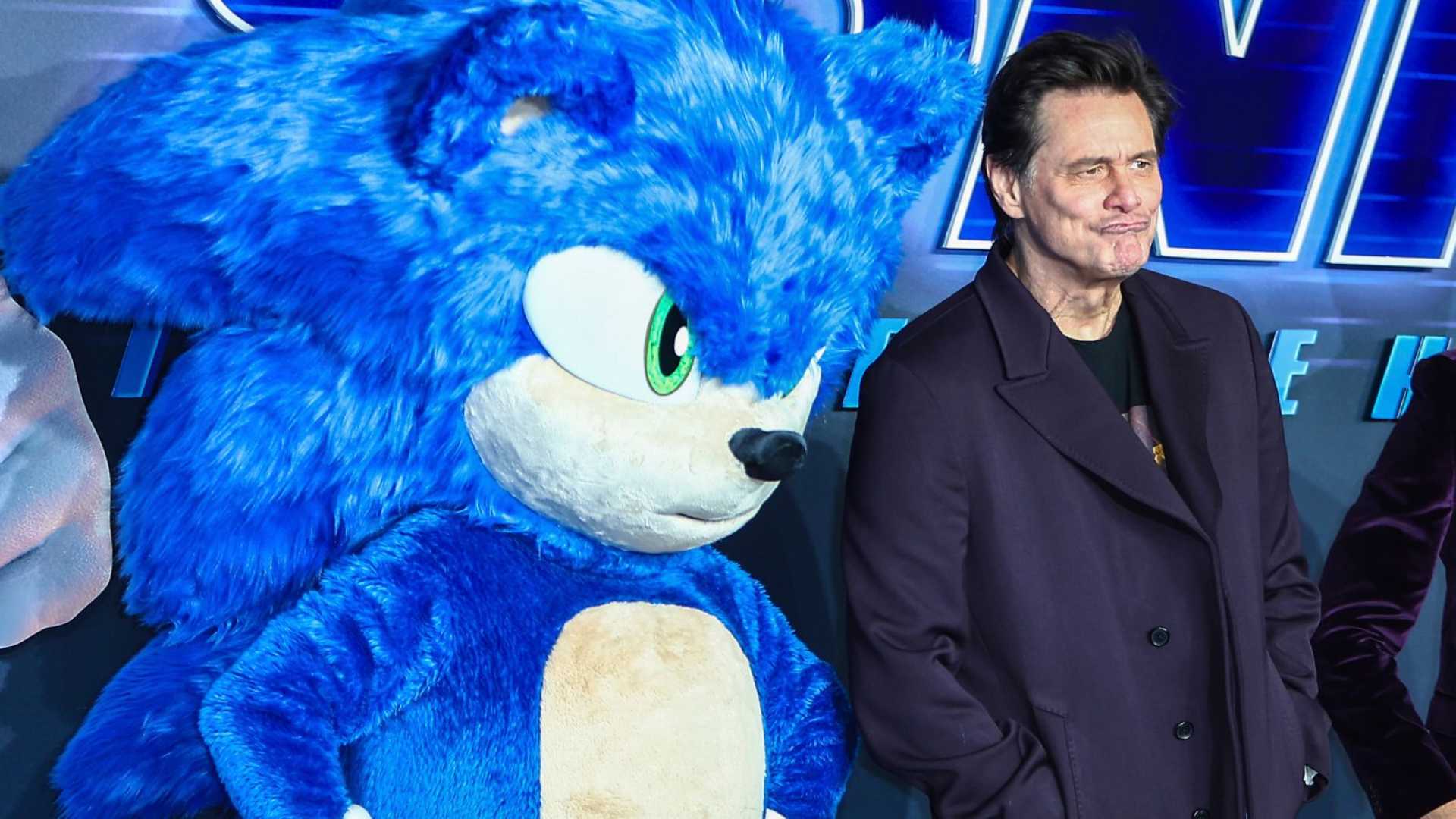 Jim Carrey At Sonic The Hedgehog 3 Premiere