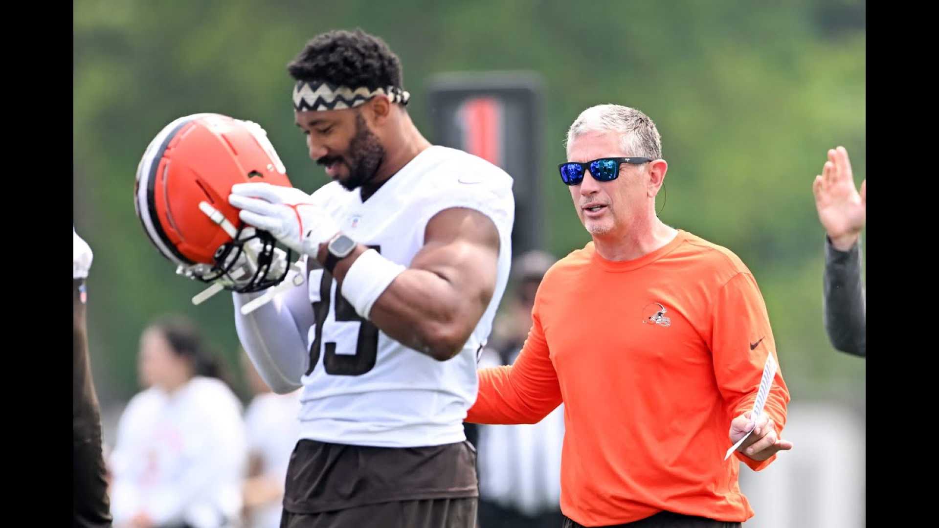 Jim Schwartz And Myles Garrett