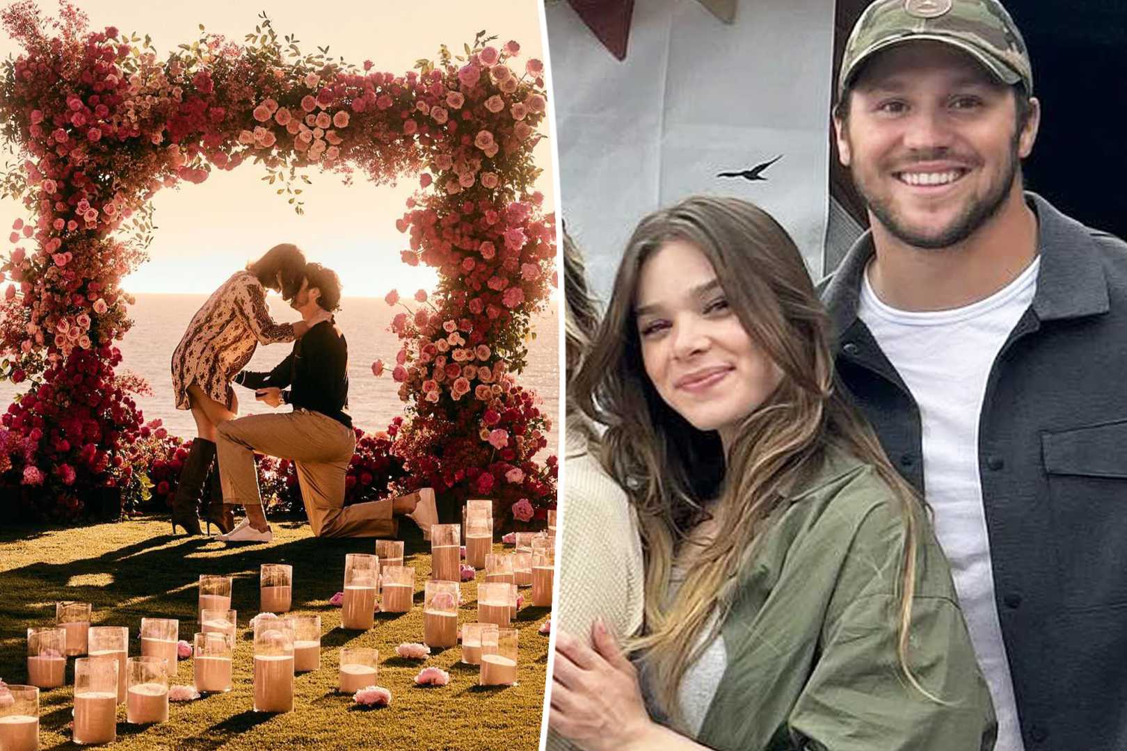 Josh Allen And Hailee Steinfeld Engagement