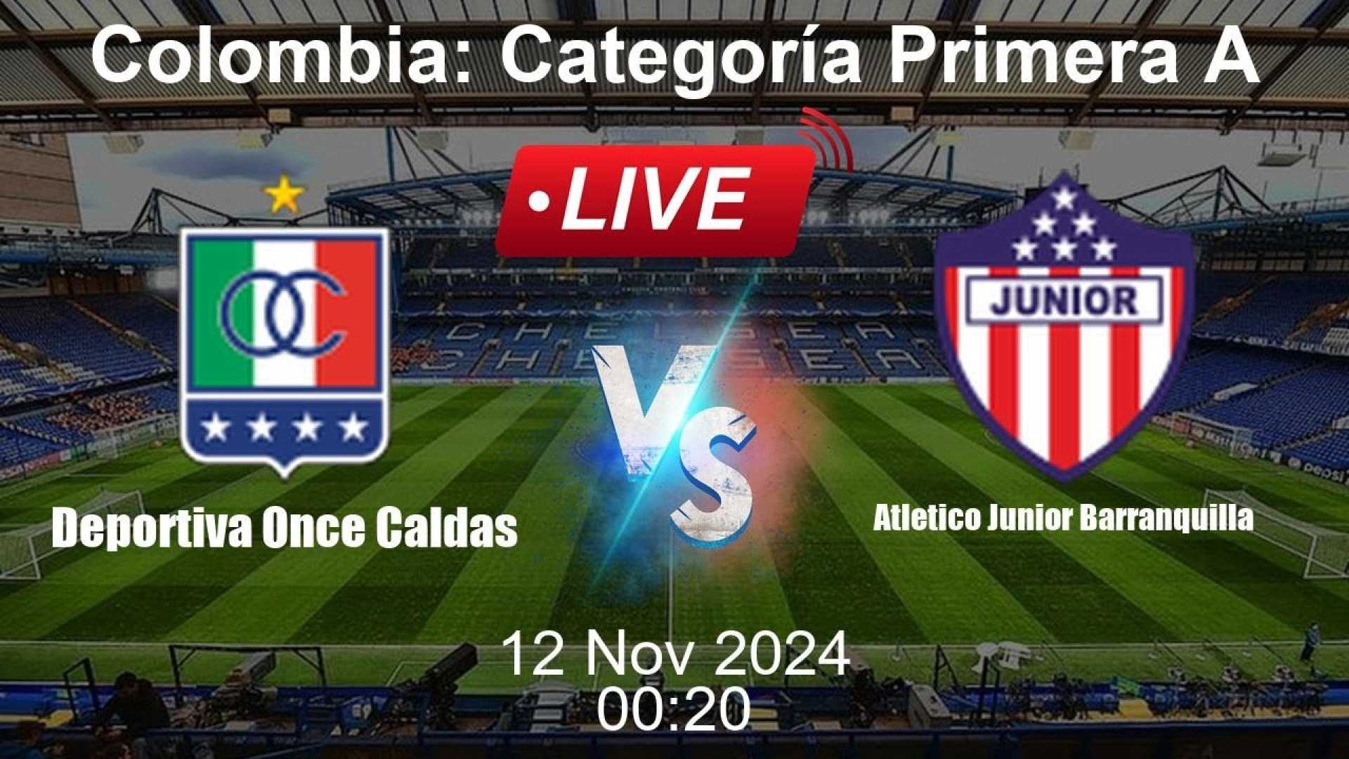 Junior Barranquilla Vs Once Caldas Soccer Match