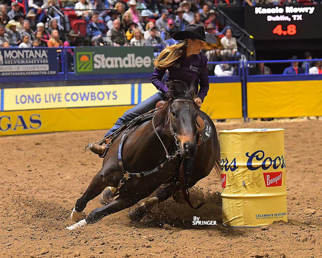 Kassie Mowry And Jarvis Wrangler Nfr Round 6