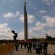 Latvia Soviet Memorial Demolition Riga