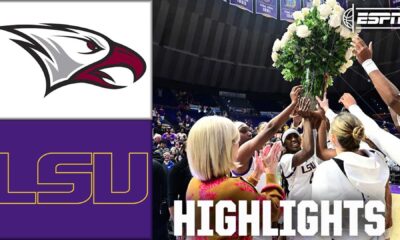 Lsu Vs North Carolina Central Women's Basketball Game Highlights