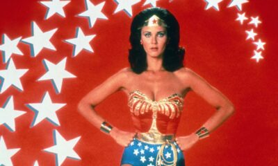 Lynda Carter As Wonder Woman Celebrating Biden Harris Victory