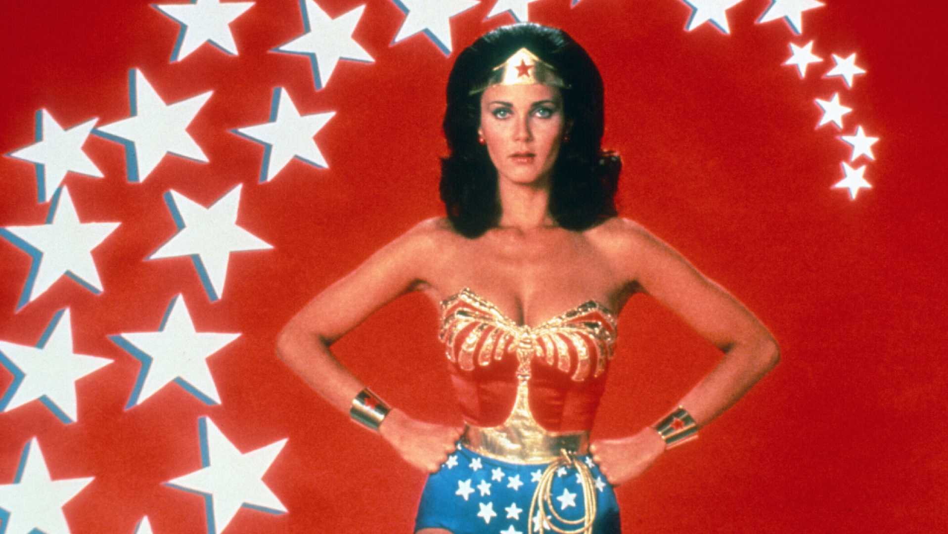 Lynda Carter As Wonder Woman Celebrating Biden Harris Victory