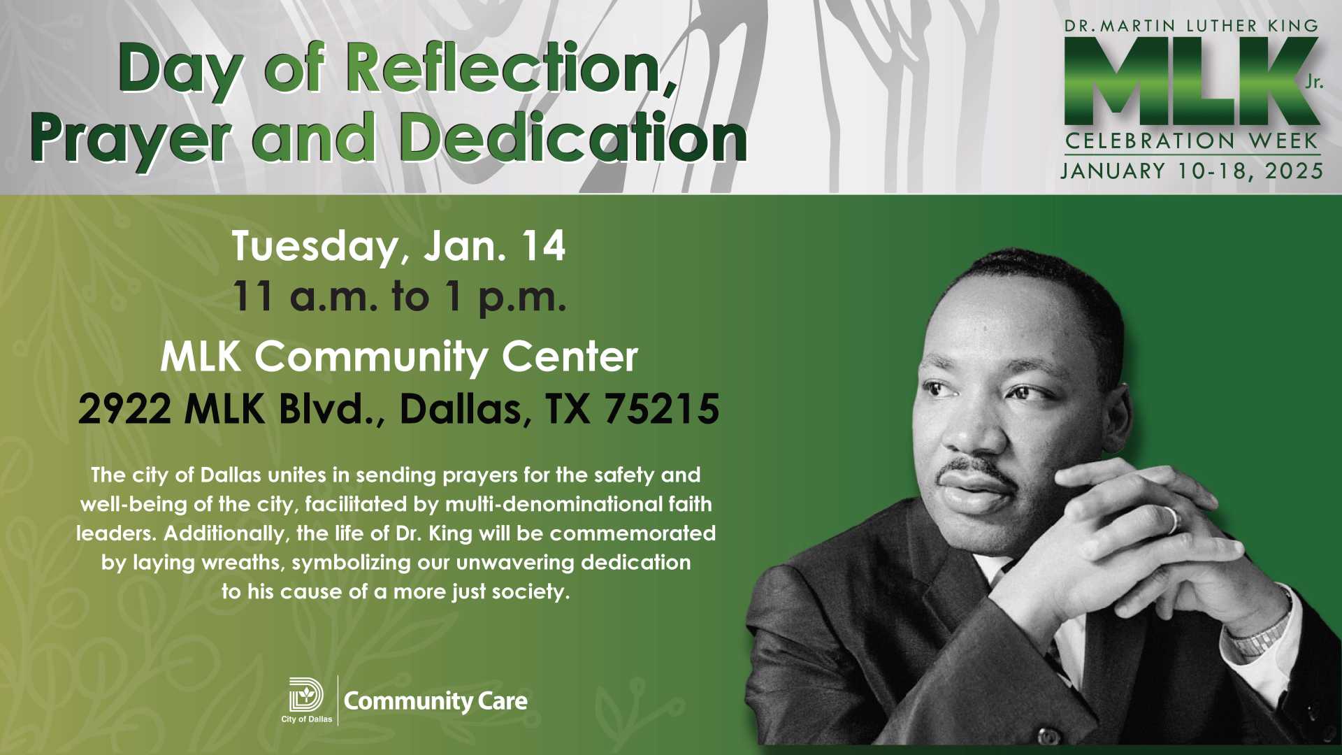 Martin Luther King Jr Day Observance 2025