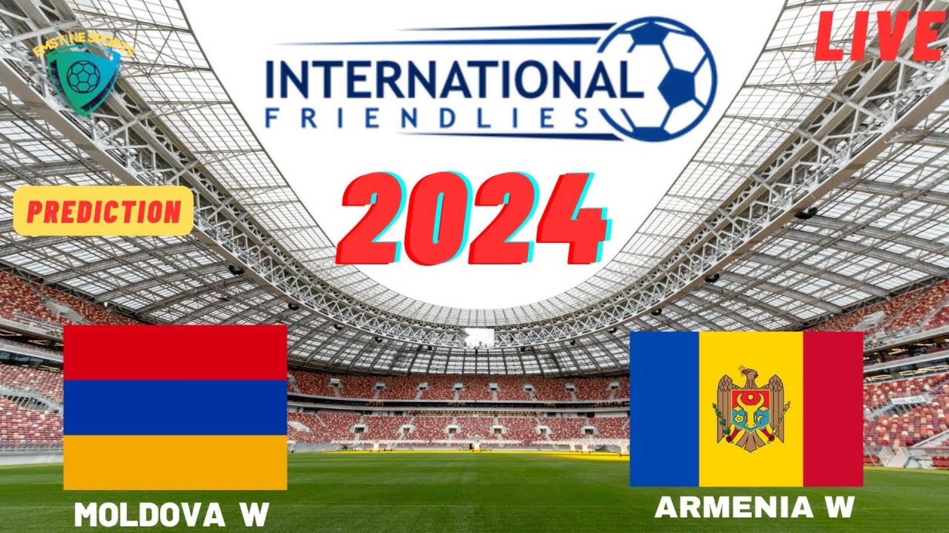 Moldova Women's Football Team Vs Armenia Friendly Match