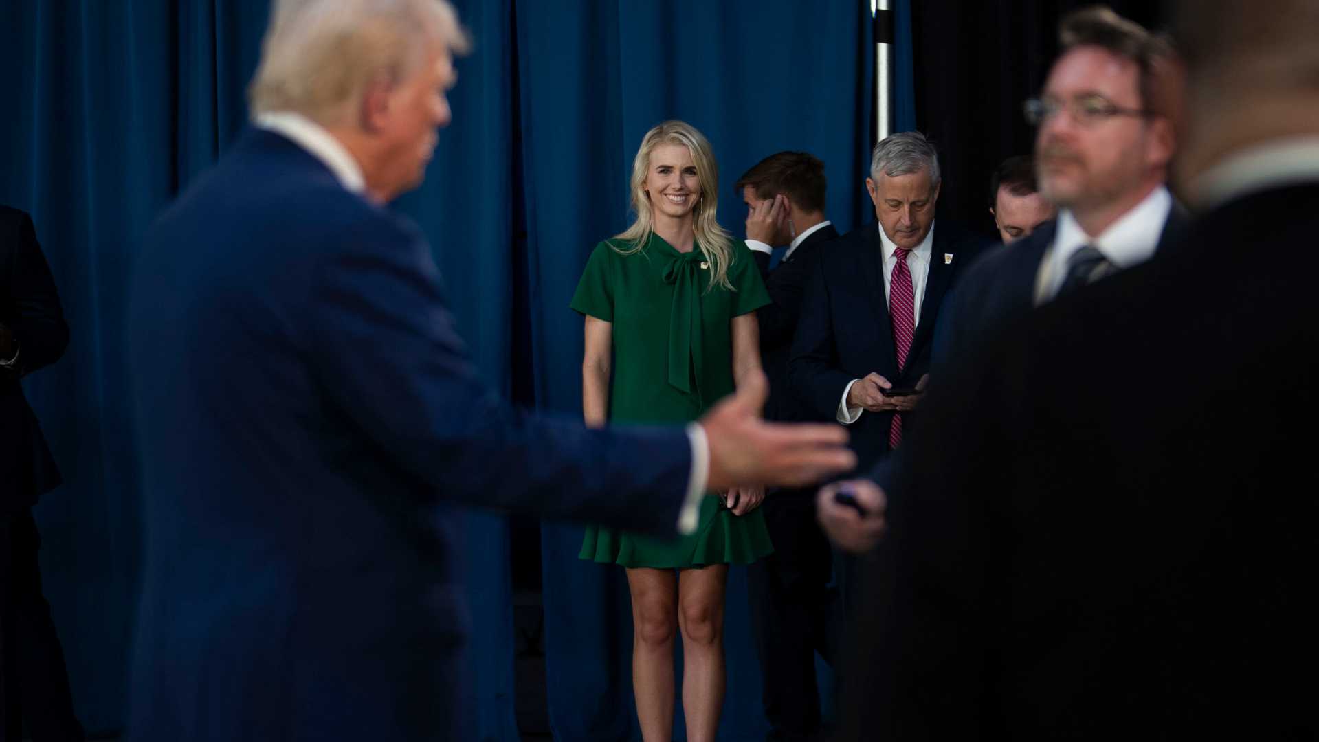 Natalie Harp With President Elect Trump