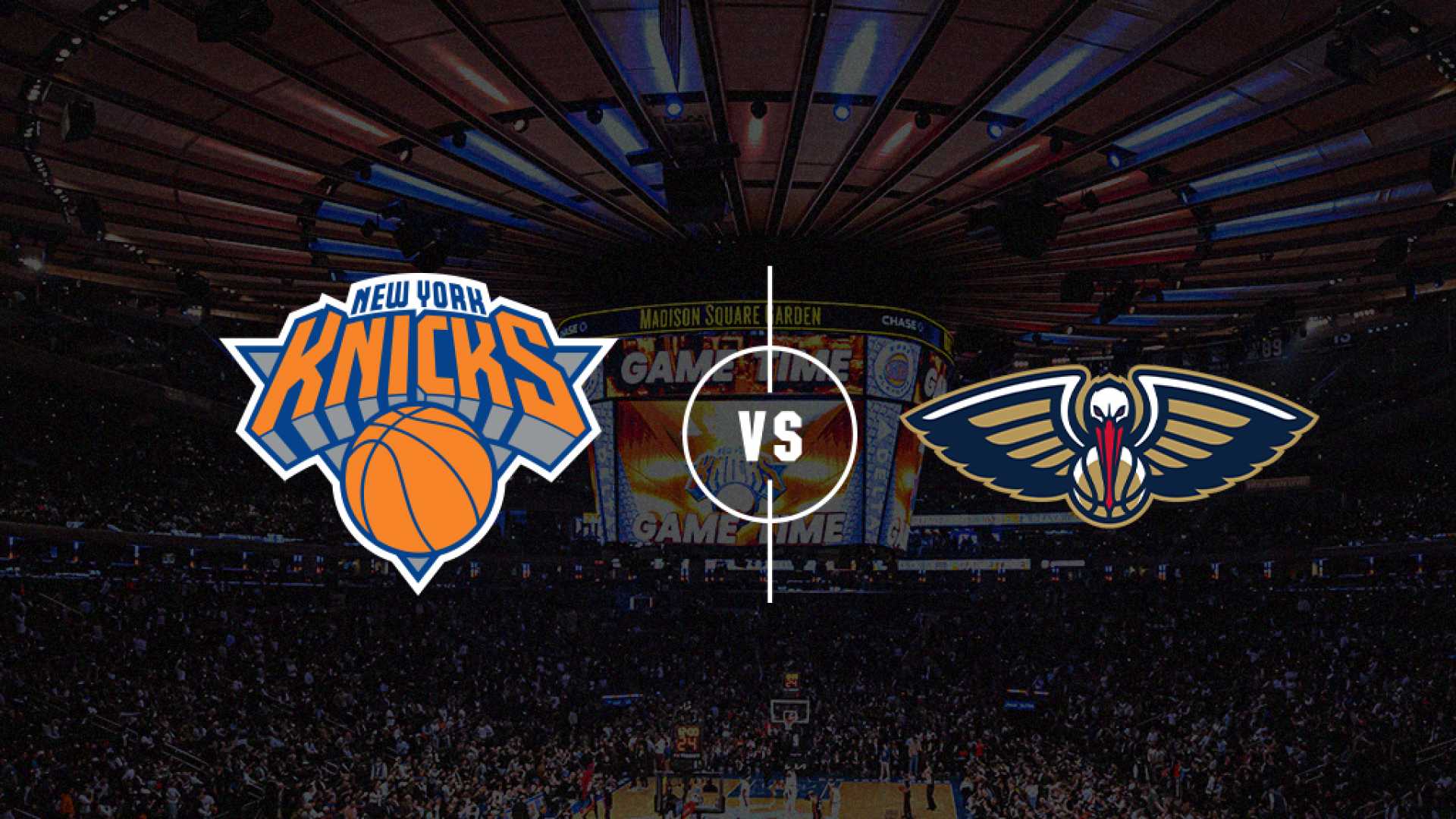 New Orleans Pelicans Vs New York Knicks Game At Madison Square Garden