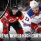 New York Rangers Vs New Jersey Devils Hockey Game