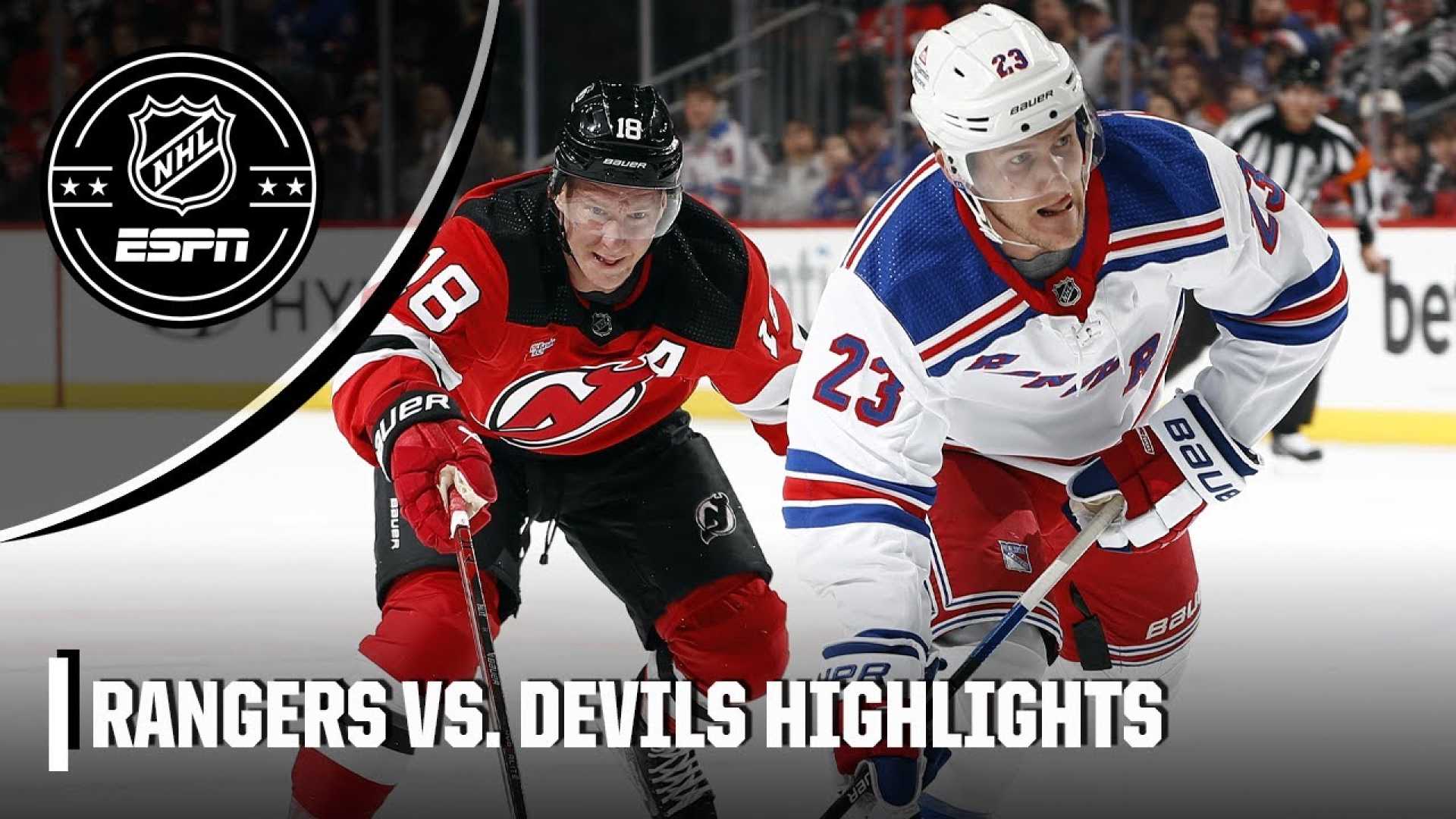 New York Rangers Vs New Jersey Devils Hockey Game