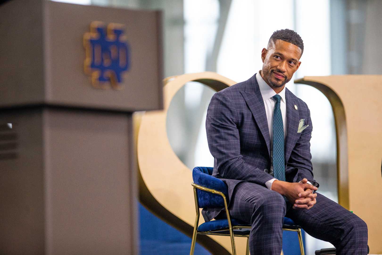 Notre Dame Football Coach Marcus Freeman