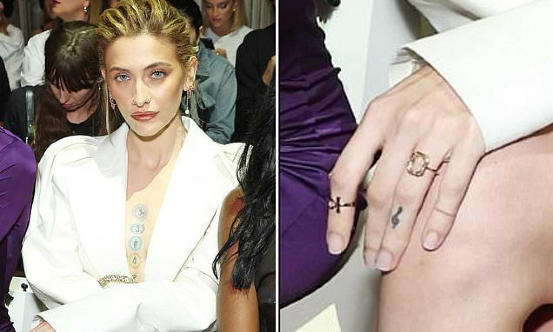 Paris Jackson Engagement Ring Justin Long