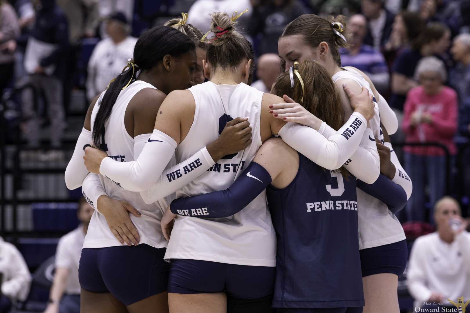 Penn State Volleyball Team In Action