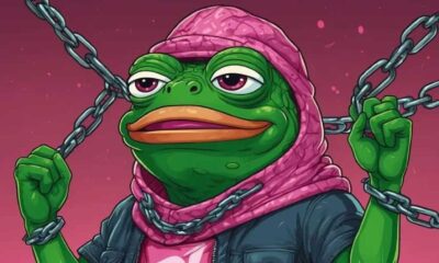 Pepe Unchained Meme Coin Logo