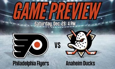 Philadelphia Flyers Vs Anaheim Ducks Nhl Game December 28, 2024