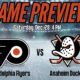 Philadelphia Flyers Vs Anaheim Ducks Nhl Game December 28, 2024