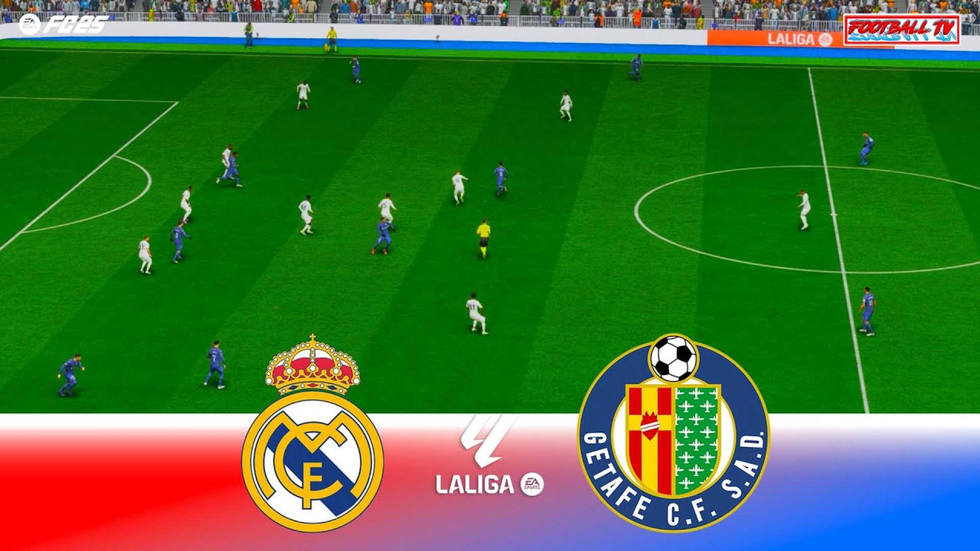 Real Madrid Vs Getafe La Liga Match