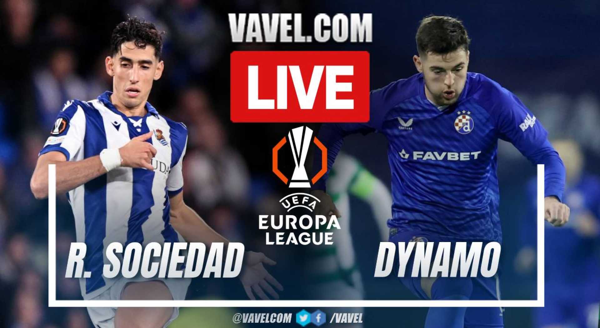 Real Sociedad Vs Dynamo Kyiv Europa League Match