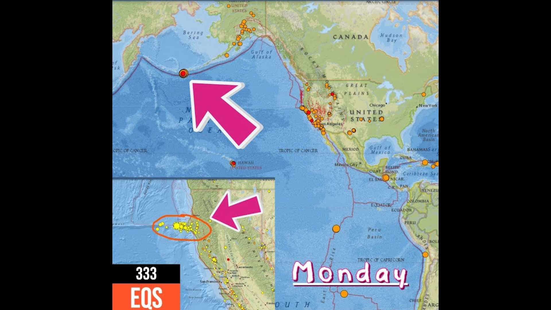 Recent Earthquakes In California And Alaska