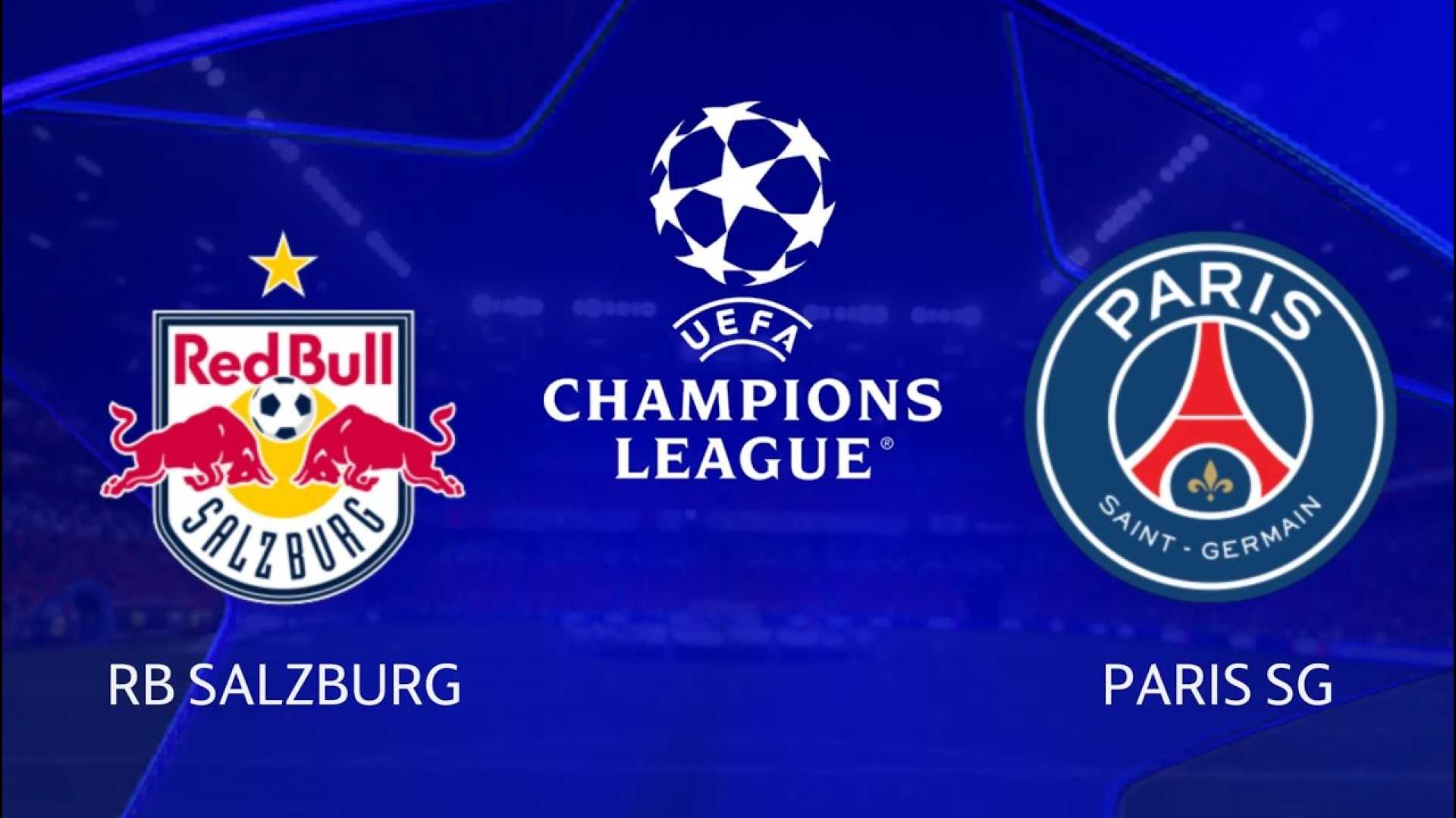 Red Bull Salzburg Vs Paris Saint Germain Uefa Champions League