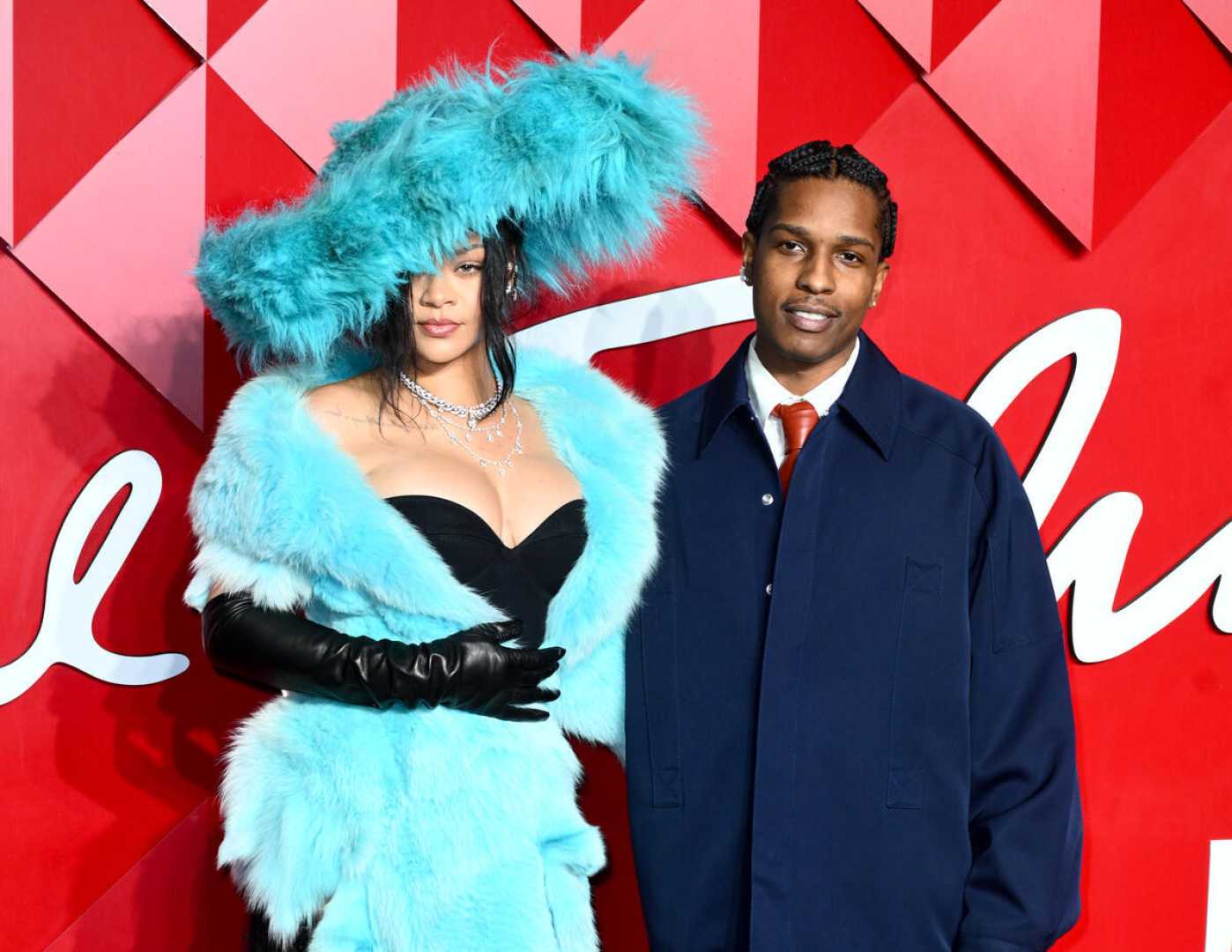 Rihanna And A$ap Rocky At The Fashion Awards 2024