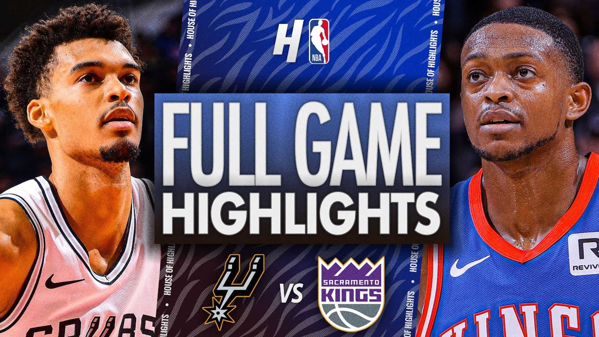 San Antonio Spurs Vs Sacramento Kings Game Highlights