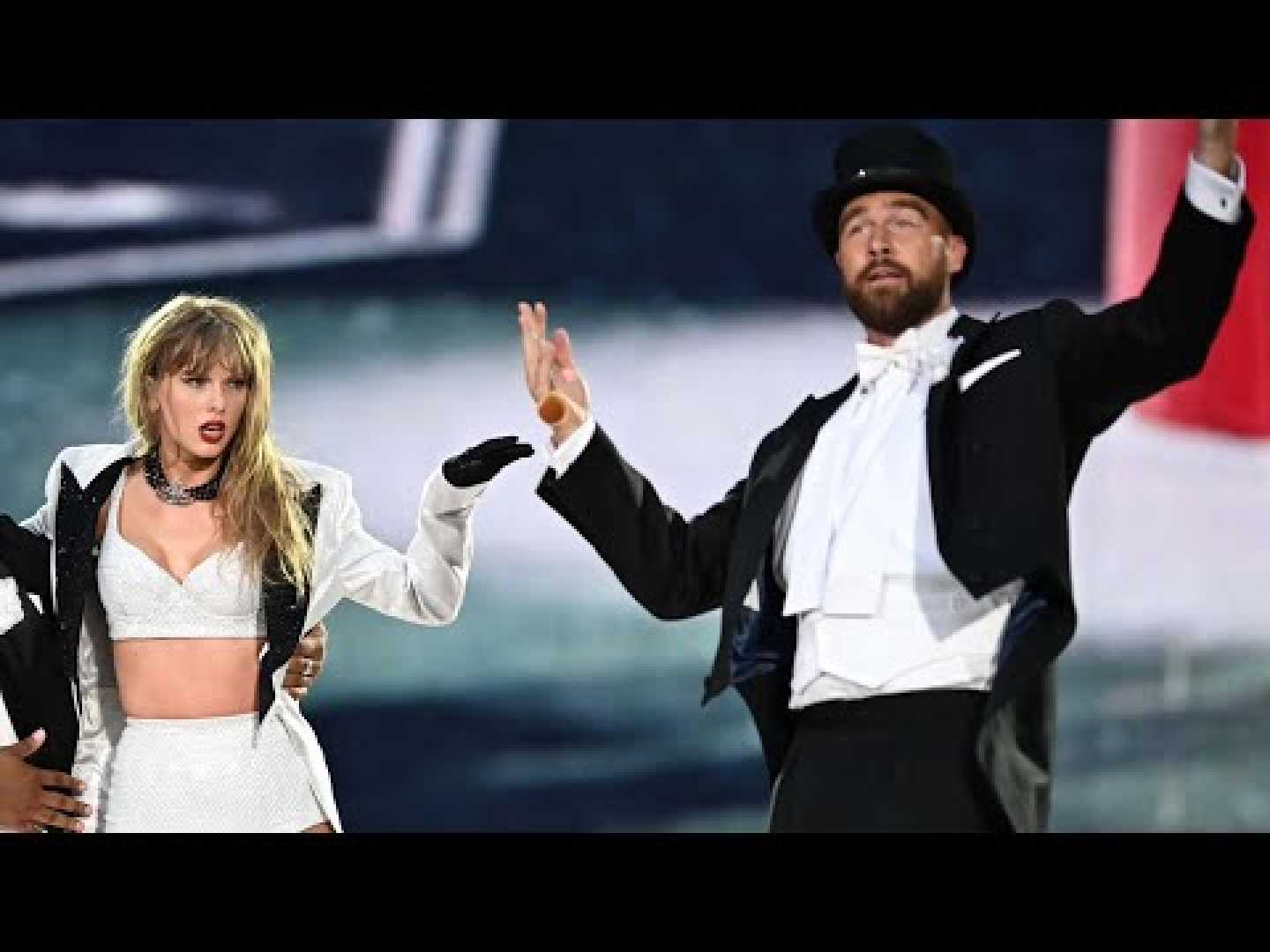 Travis Kelce And Taylor Swift At A Concert