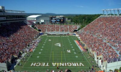 Virginia Tech Vs Virginia Football Game Lane Stadium