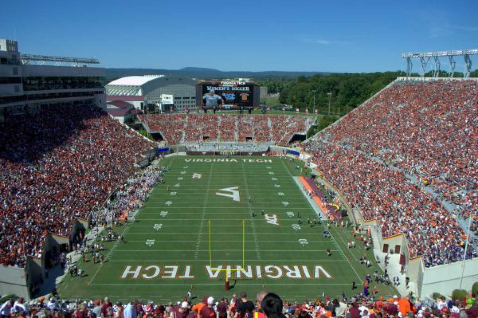 Virginia Tech Vs Virginia Football Game Lane Stadium