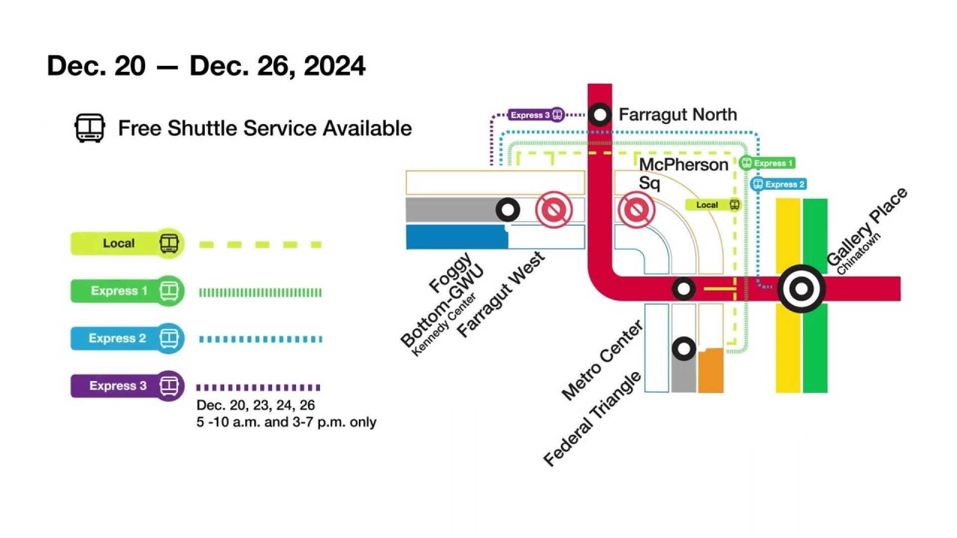 Wmata Metro Construction December 2024