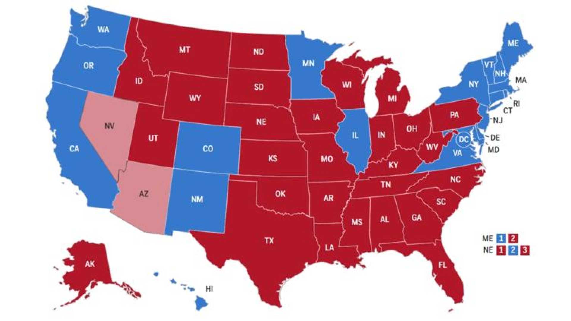 2024 U.s. Election Results Map