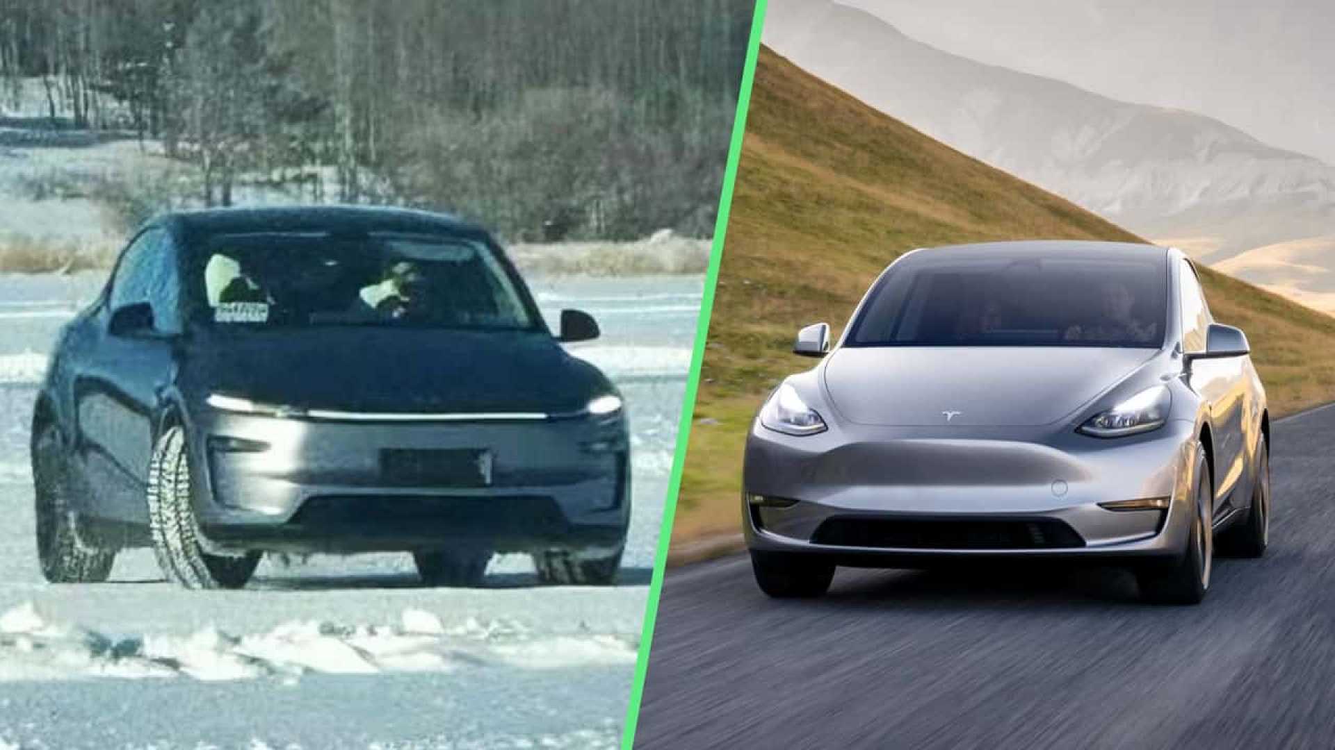 2025 Tesla Model Y Juniper Spy Photos