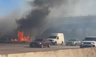 405 605 Freeway Fire Seal Beach California