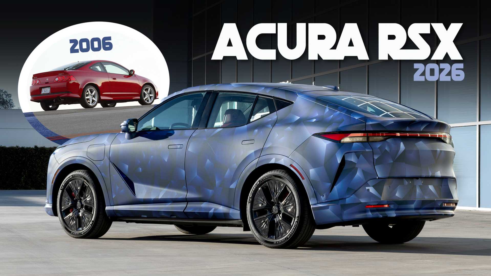 Acura Rsx Electric Vehicle Camouflage Prototype