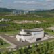 Aerial View Of Small Modular Nuclear Reactor Plant