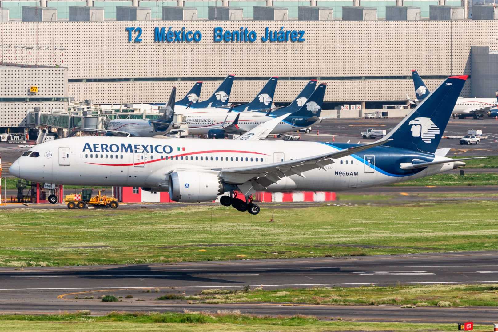 Aeromexico Planes At Mexico City International Airport