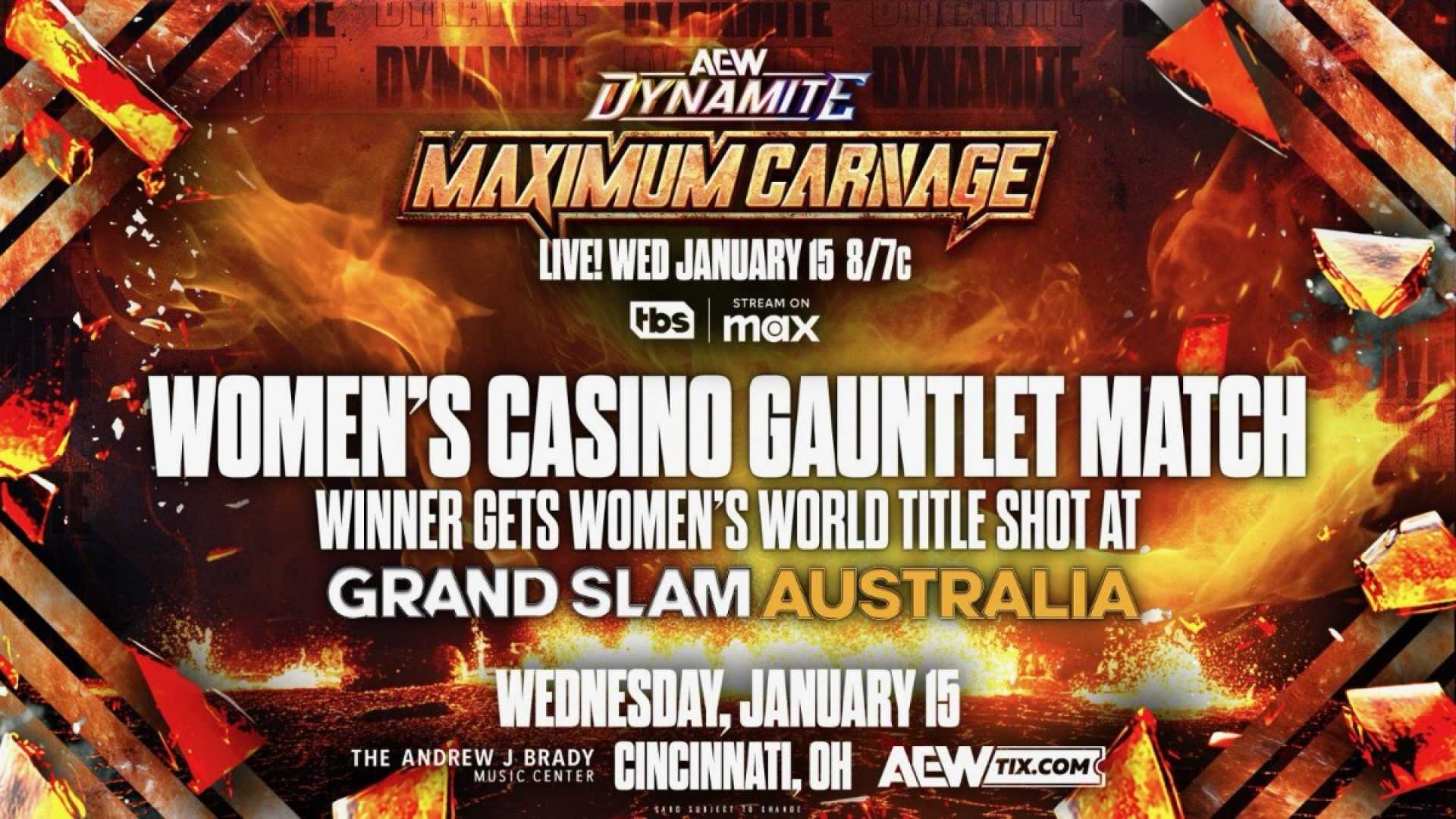 Aew Dynamite Casino Gauntlet Match 2025