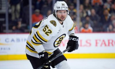 Andrew Peeke Boston Bruins Game Action