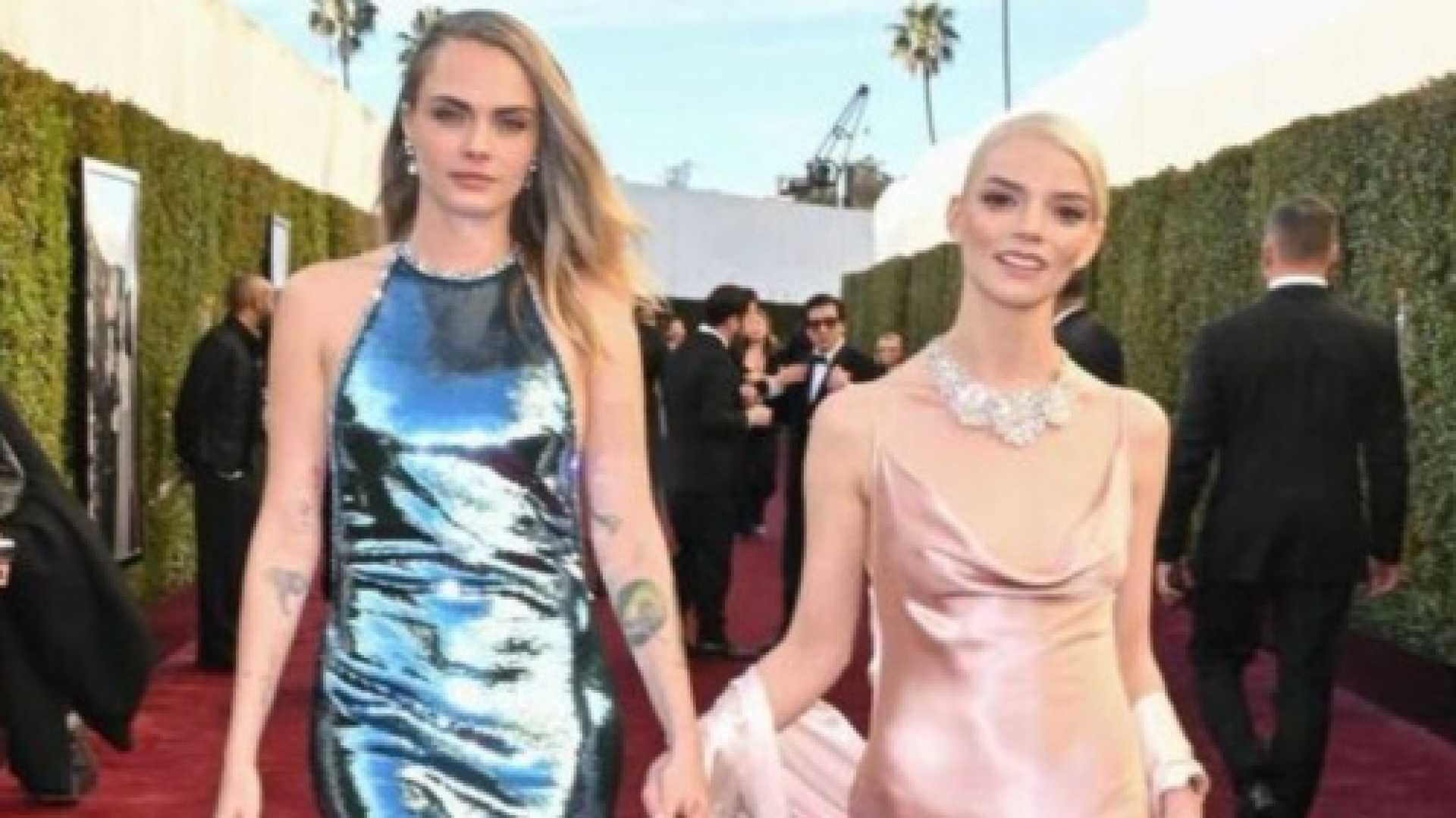 Anya Taylor Joy Cara Delevingne Golden Globes 2025 Outfits