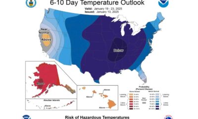 Arctic Air Mass Midwest Plains Weather Map