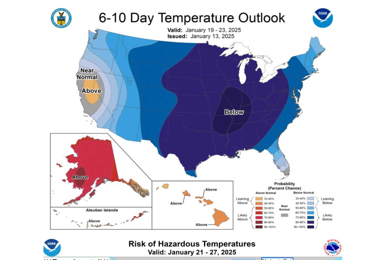 Arctic Air Mass Midwest Plains Weather Map