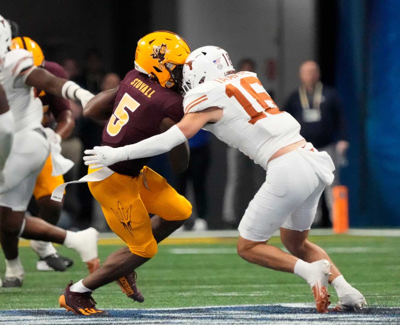 Arizona State Vs Texas Peach Bowl Targeting Controversy